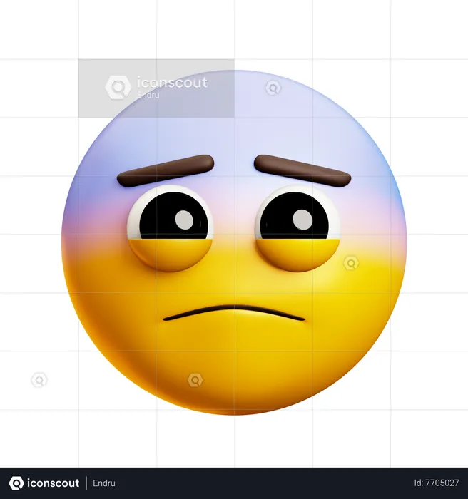 Visage nauséeux Emoji 3D Icon