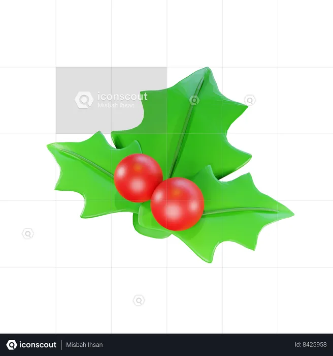 Visco de natal  3D Icon