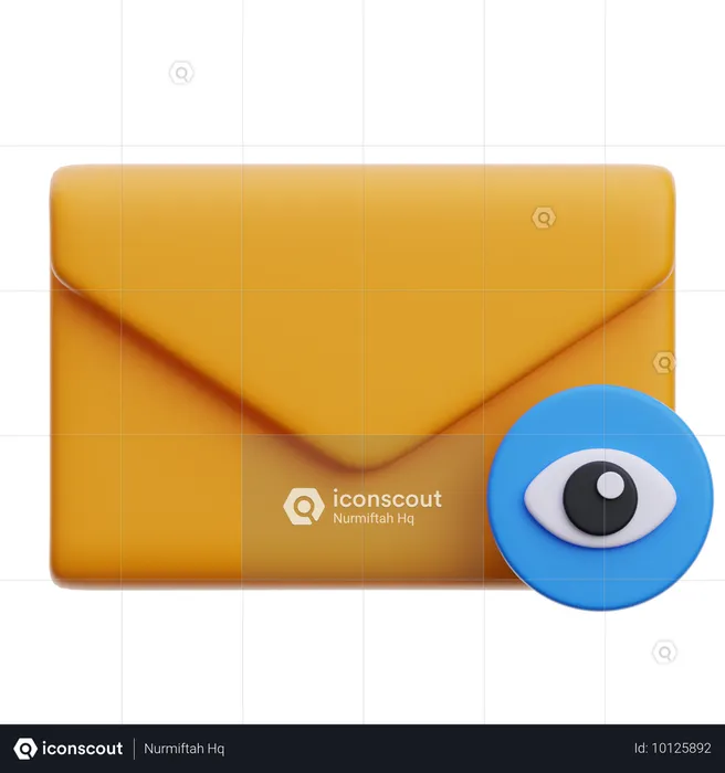 E-mail visible  3D Icon