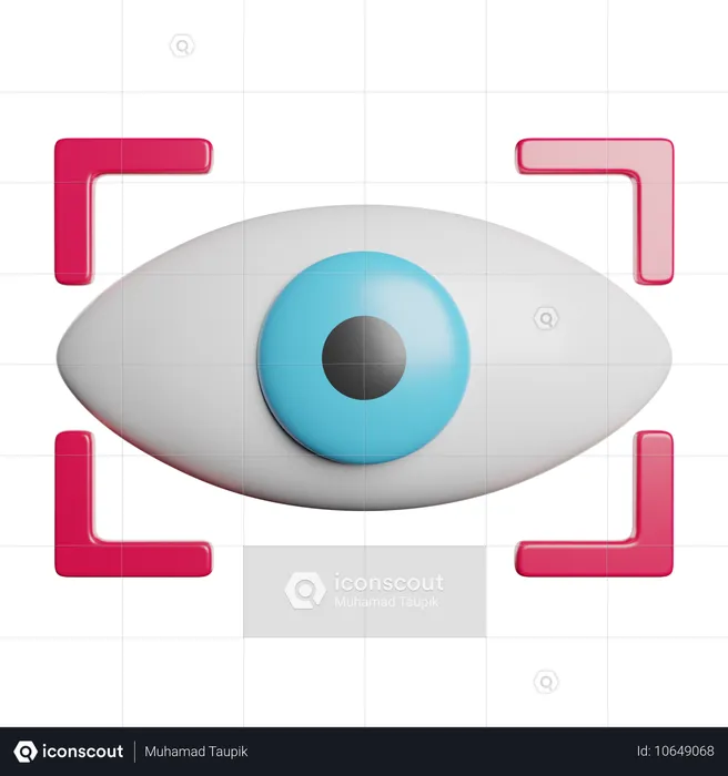 Vision  3D Icon