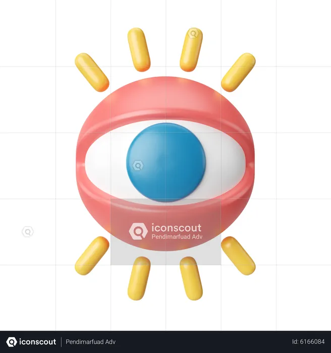 Vision  3D Icon