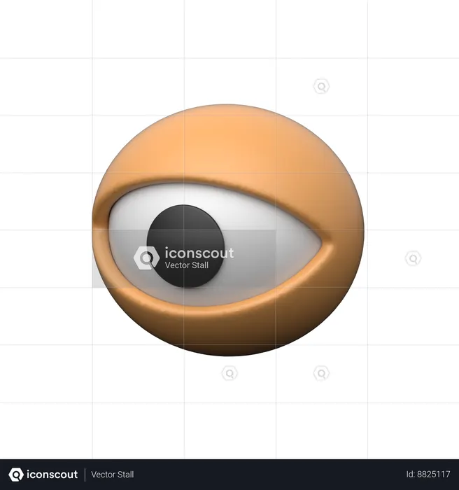 Vision  3D Icon