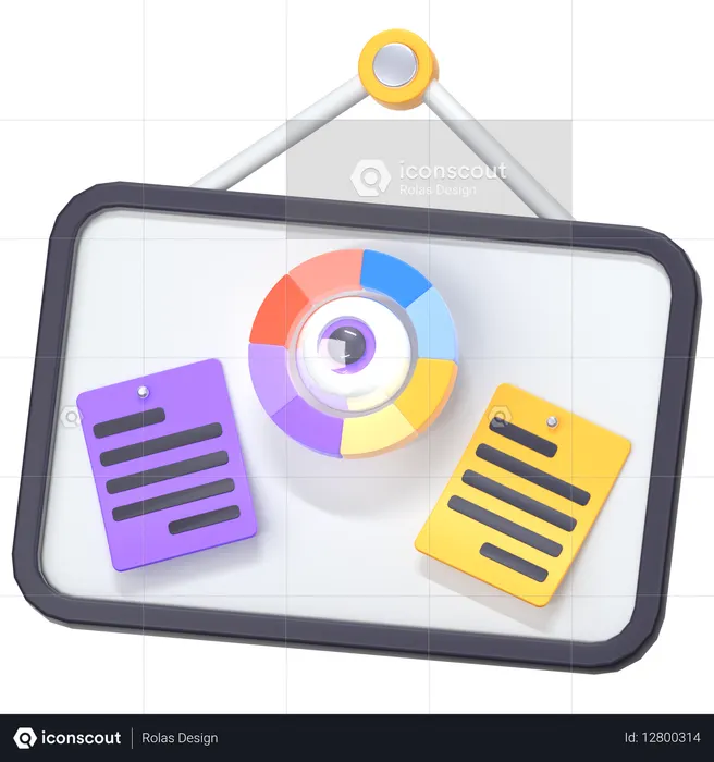 Vision Board  3D Icon