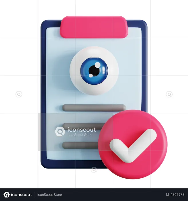 Vision Care  3D Icon