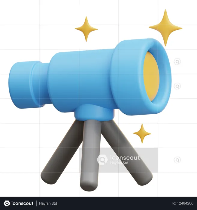 Vision & Weitsicht  3D Icon
