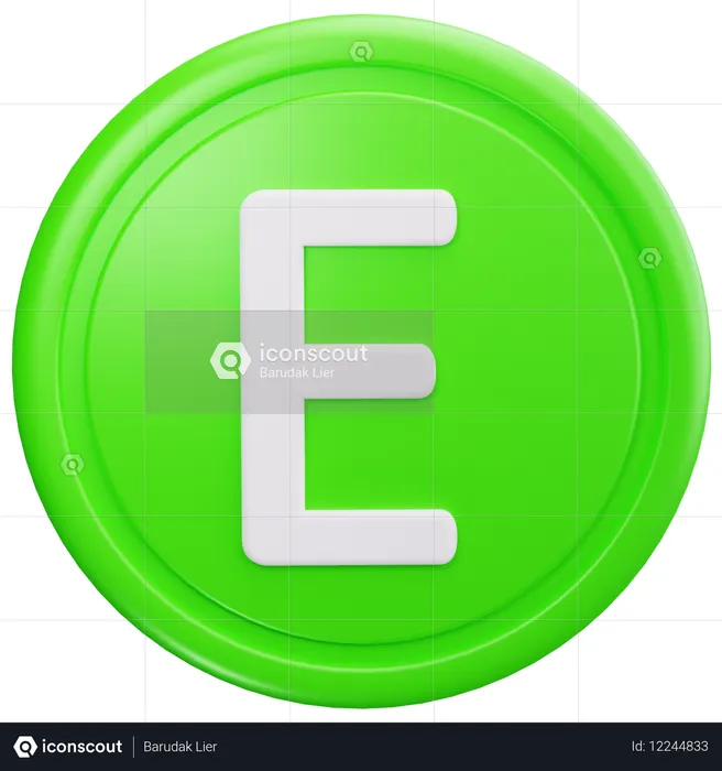 Vitamin E  3D Icon