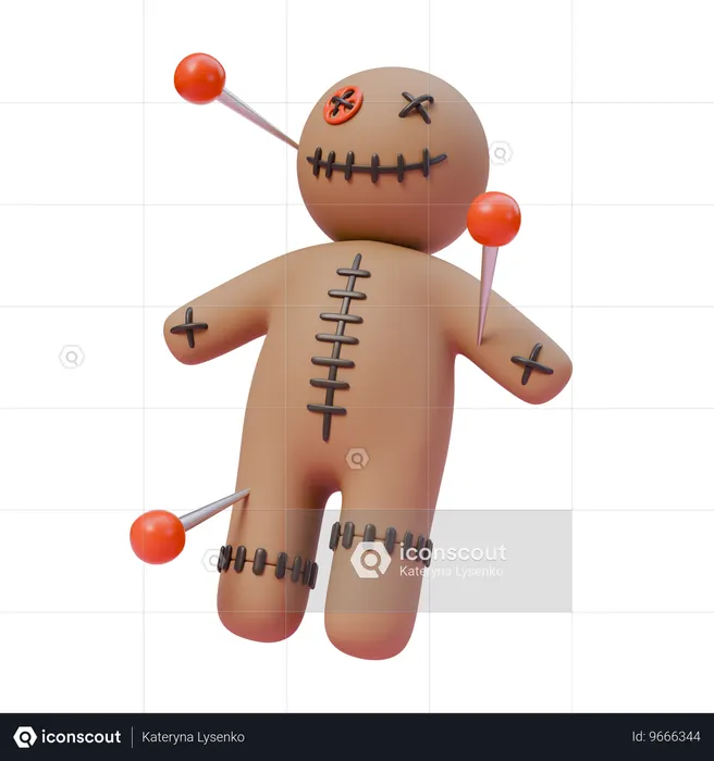 Vodoo doll  3D Icon