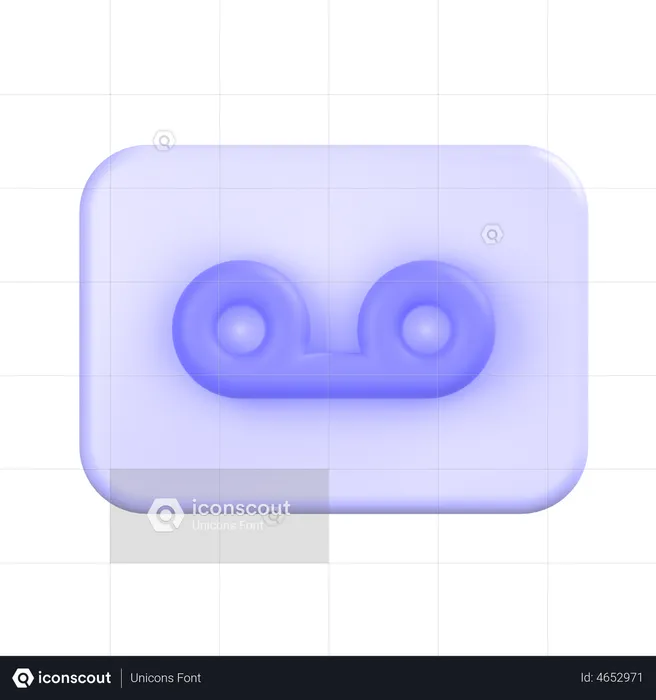 Voice Mail  3D Icon