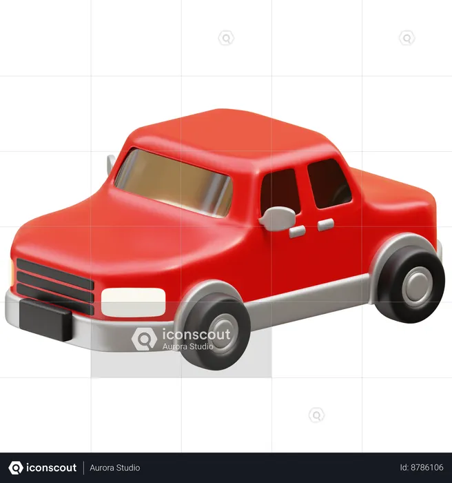 Voiture  3D Icon