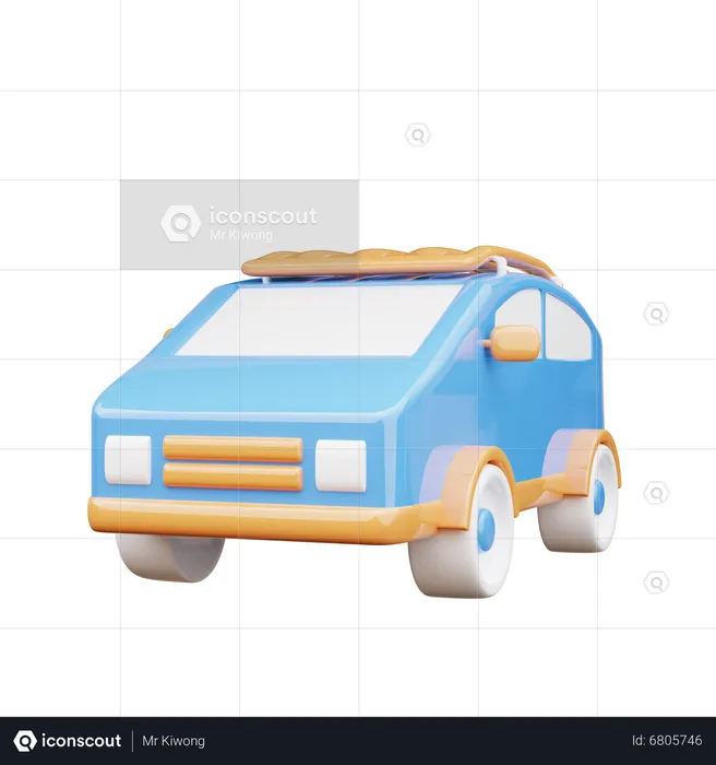 Voiture  3D Icon