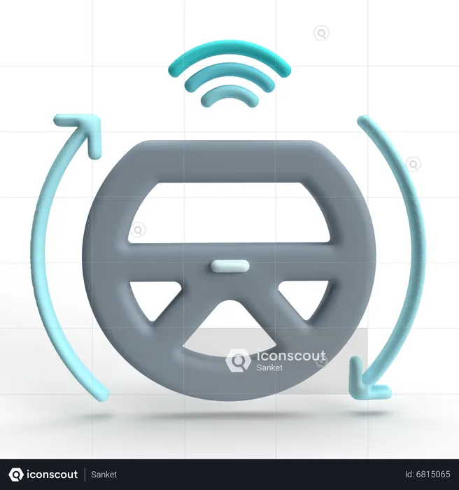 Voiture autonome  3D Icon
