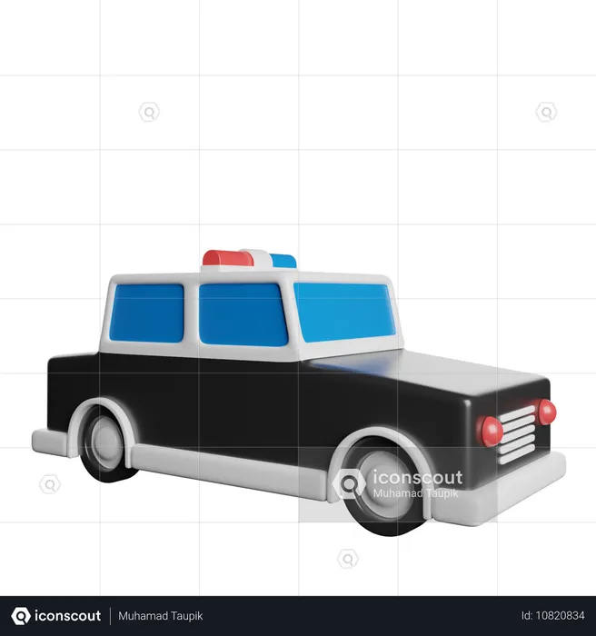 Voiture de police  3D Icon