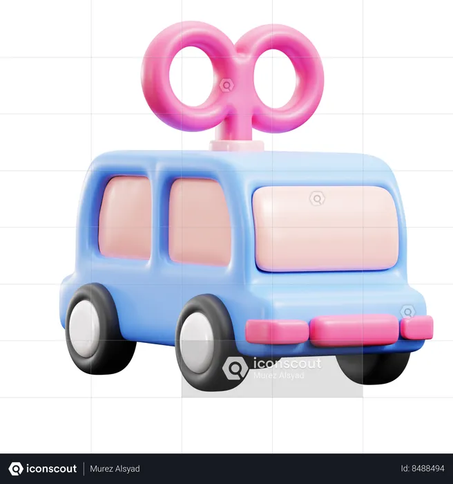 Jouet de voiture  3D Icon