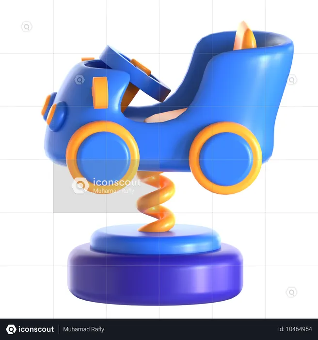 Jouet de promenade en voiture  3D Icon