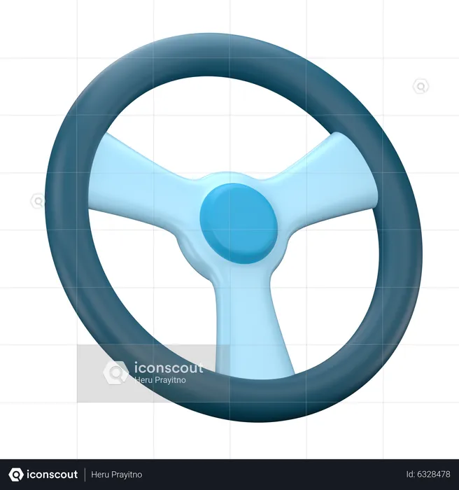 Volante  3D Icon