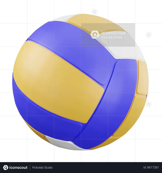 Voleibol  3D Icon