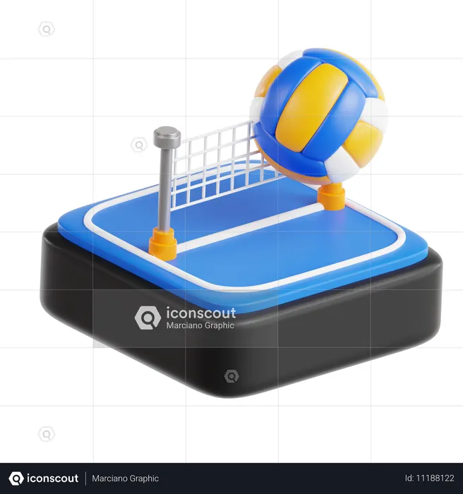 Vóleibol  3D Icon