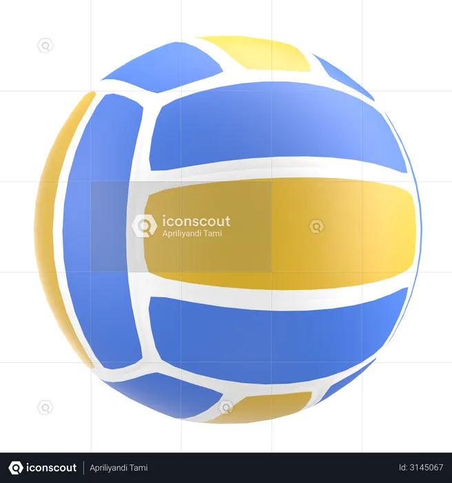 Voleibol  3D Illustration