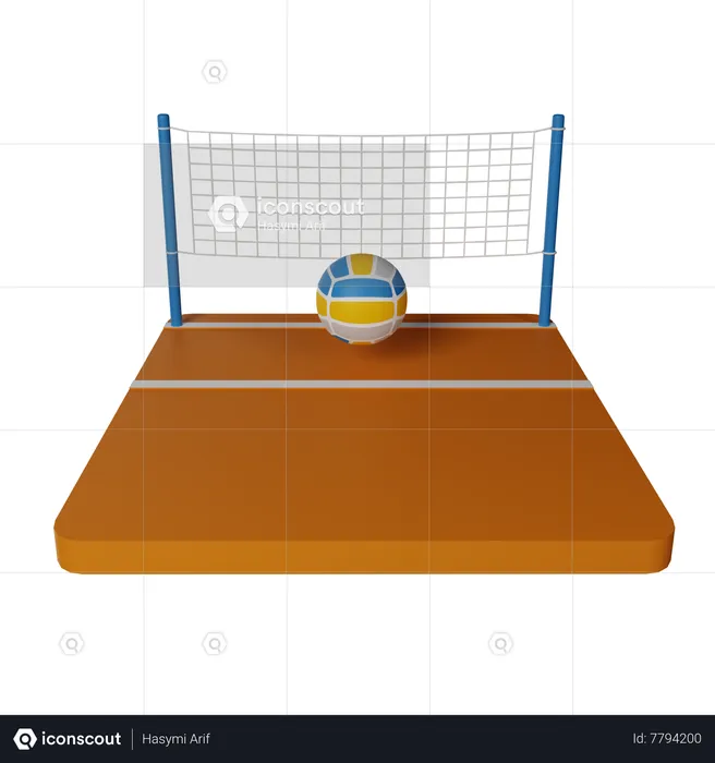 Vóleibol  3D Icon