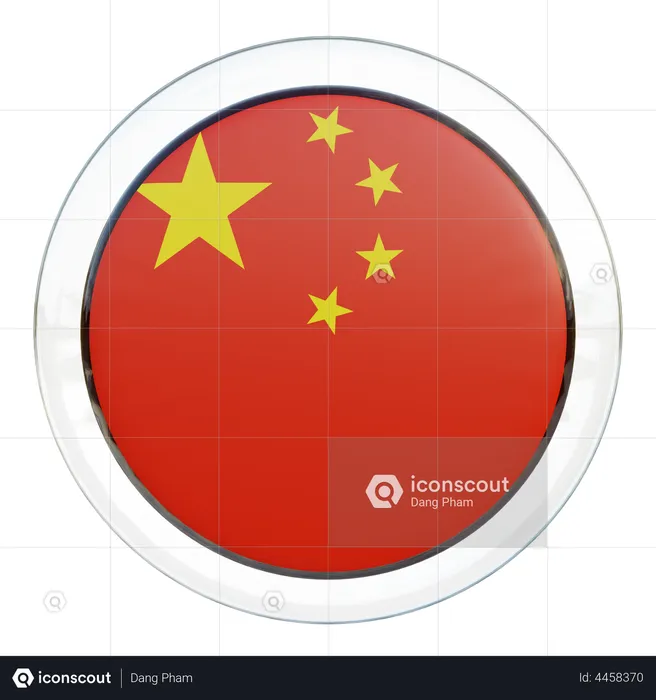 Flagge der Volksrepublik China Flag 3D Flag