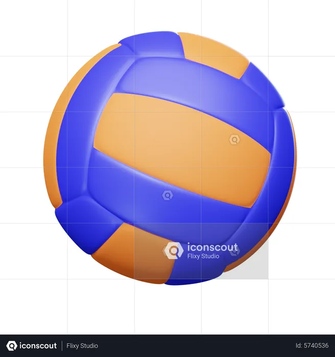 Volley Ball  3D Icon