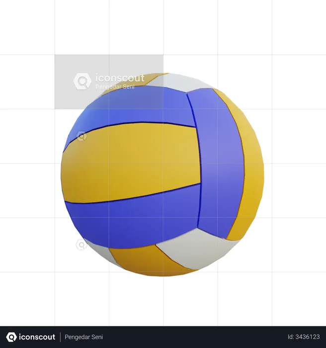 Volley-ball  3D Icon