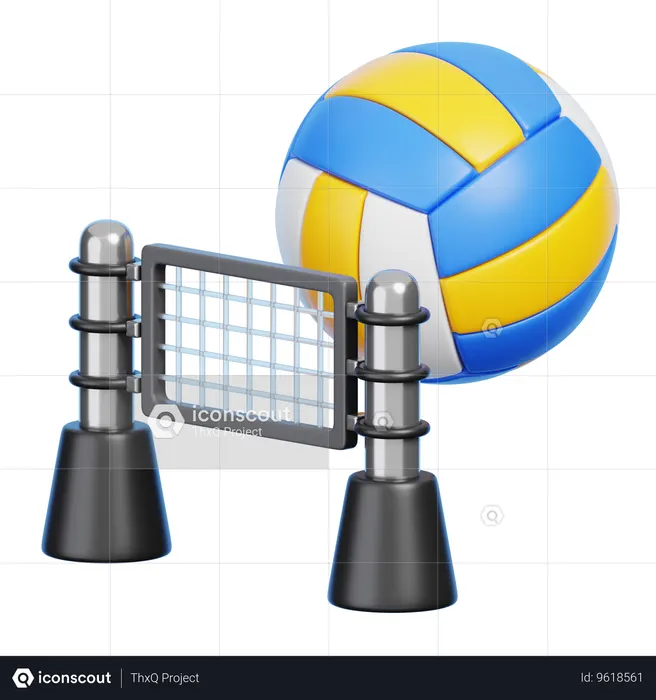 Volleyball  3D Icon