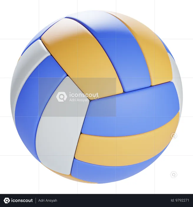 Volleyball  3D Icon