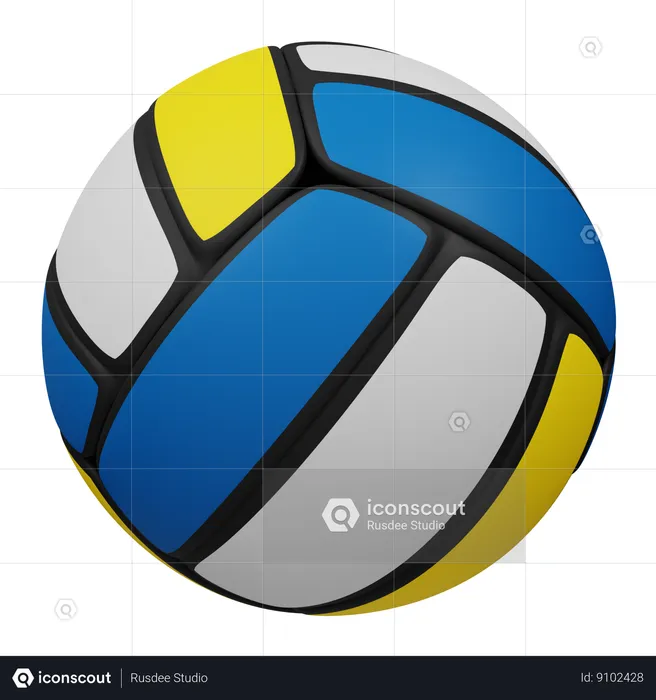 Volleyball  3D Icon