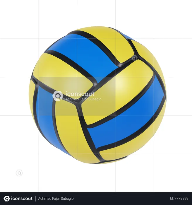 Volleyball  3D Icon