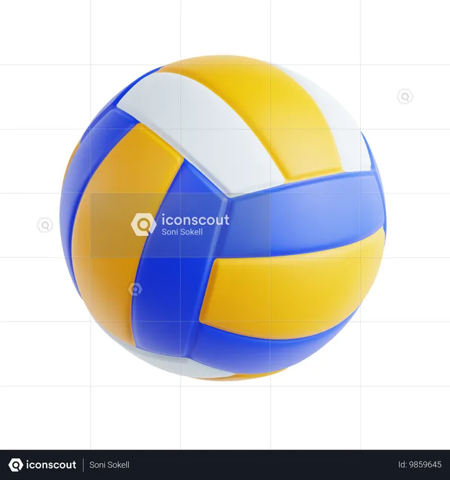 Volleyball  3D Icon