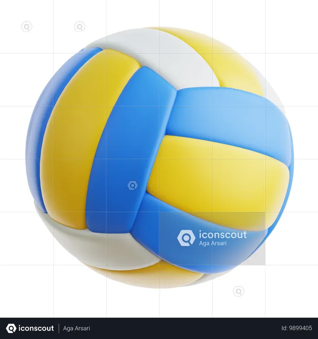 Volleyball  3D Icon