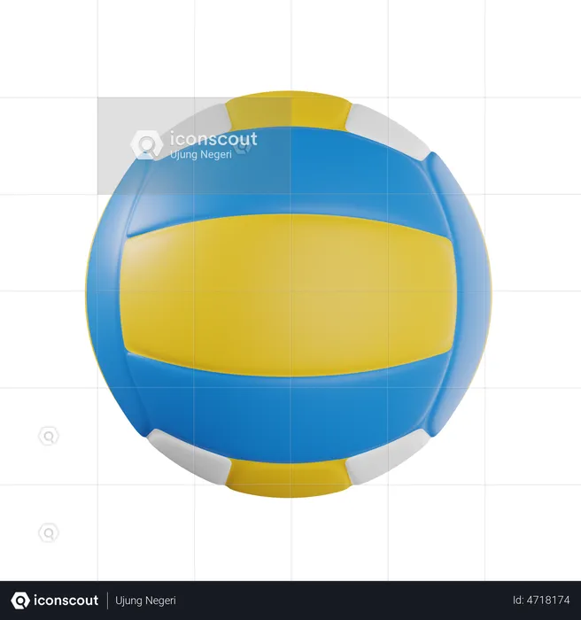 Volleyball  3D Illustration