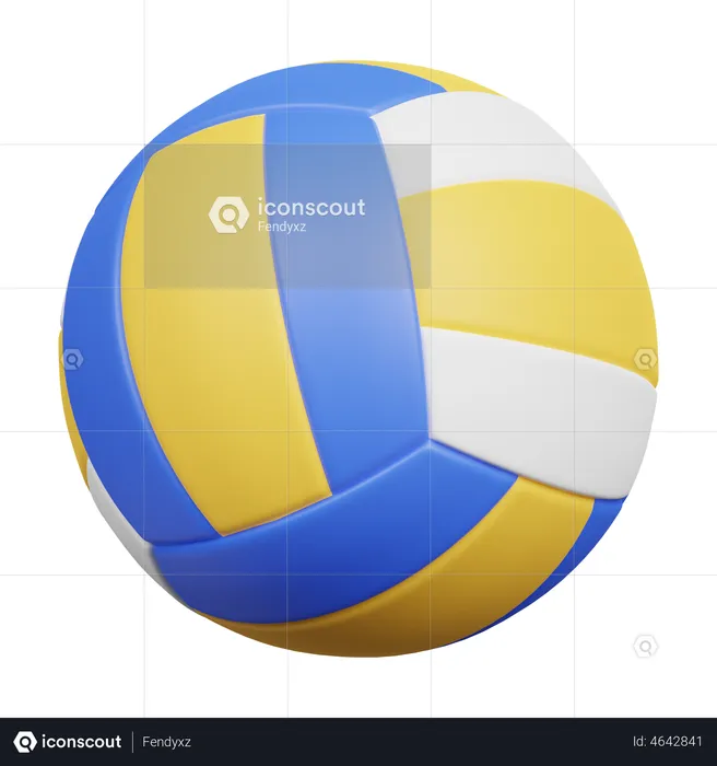 Volleyball  3D Illustration
