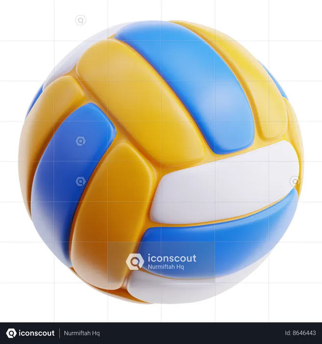 Volleyball Ball  3D Icon