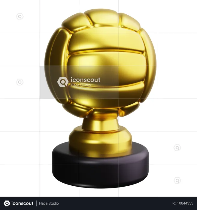 Volleyball Trophy  3D Icon