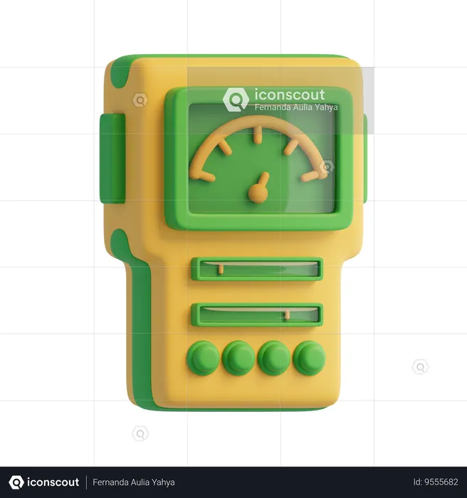 Voltmeter  3D Icon