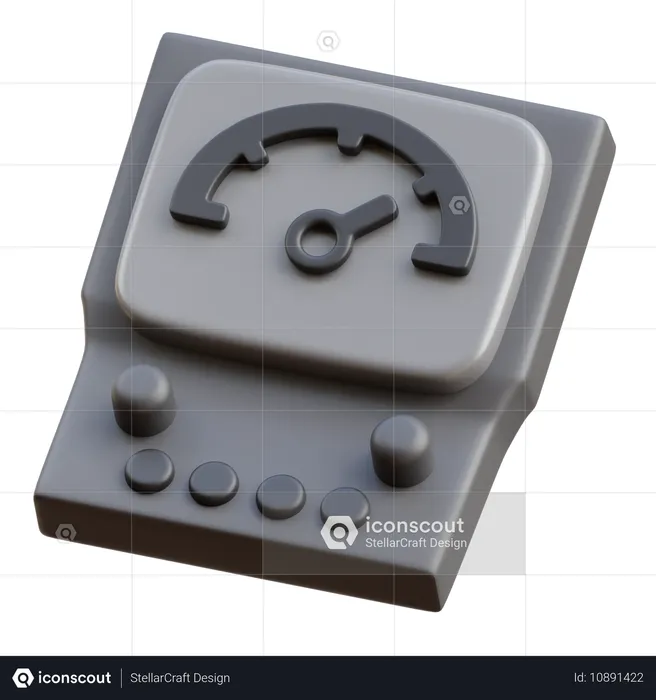 Voltmeter  3D Icon