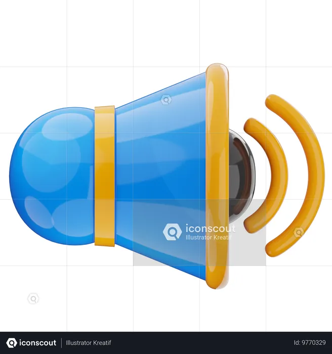 Volume  3D Icon