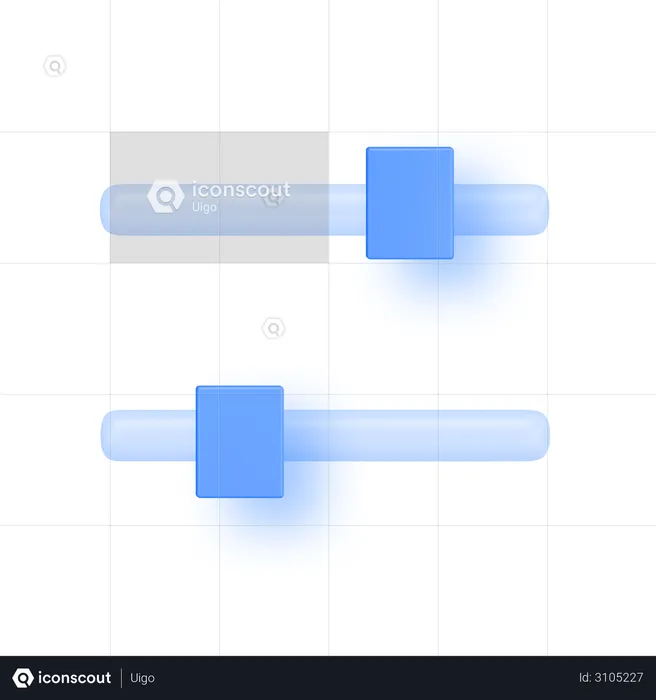 Volume Control  3D Illustration