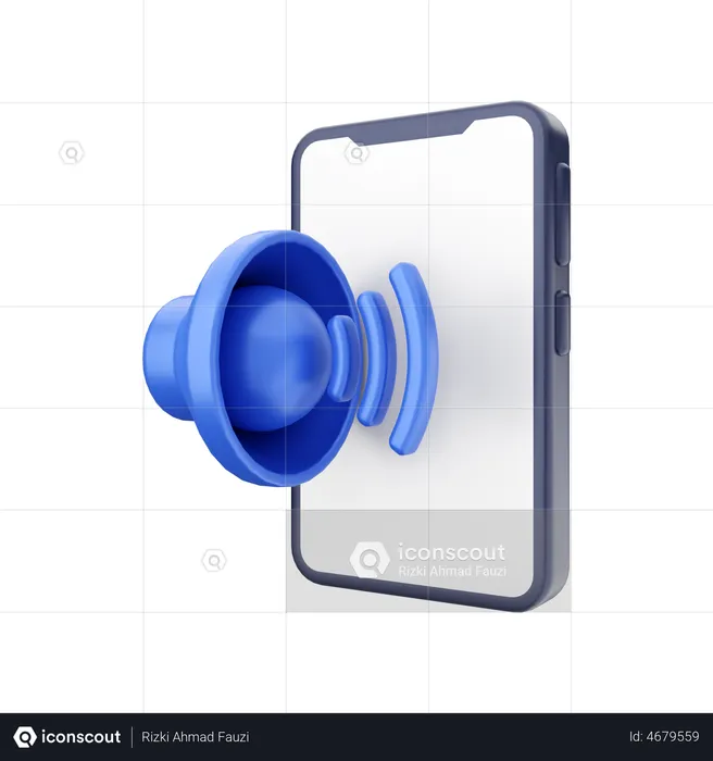 Volume Control  3D Illustration