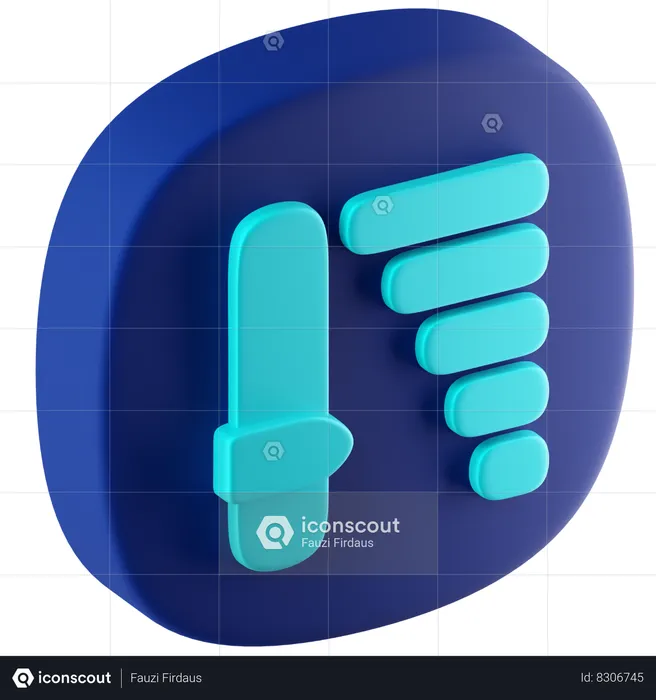 Volume Control Slider  3D Icon