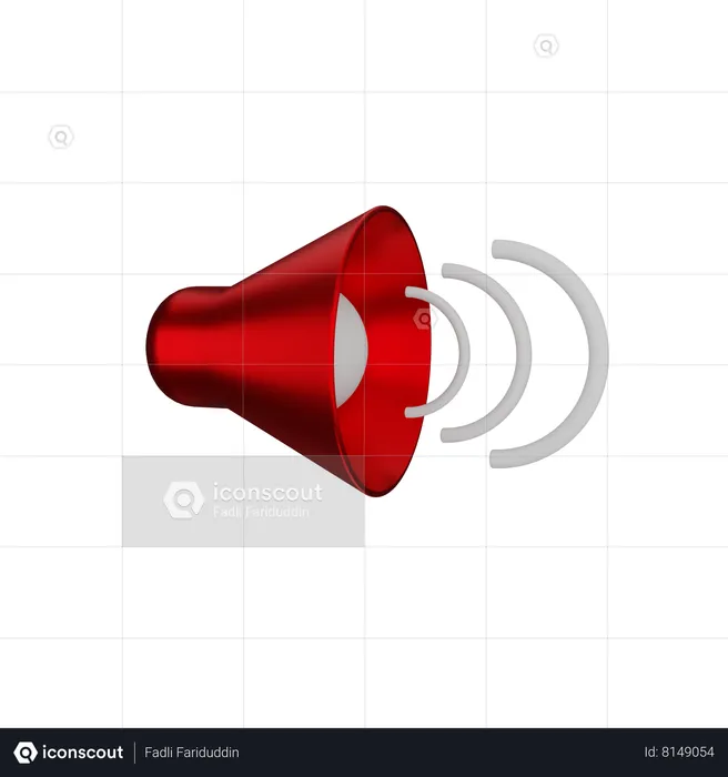 Volume ligado  3D Icon