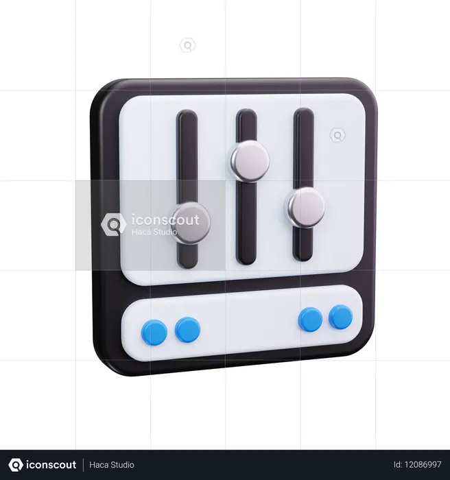 Mélangeur de volume  3D Icon