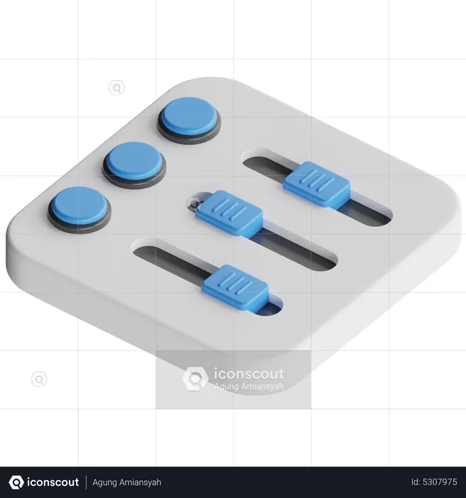 Volume Mixer  3D Icon