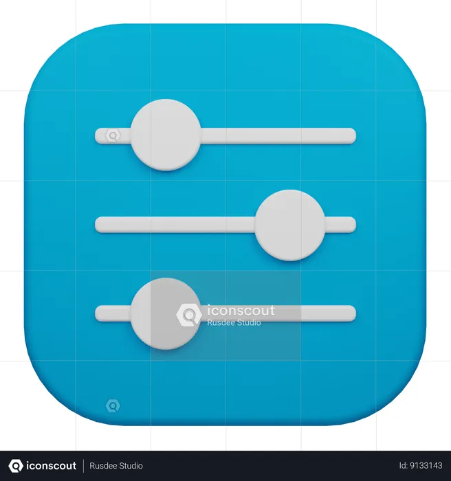 Volume Setting  3D Icon