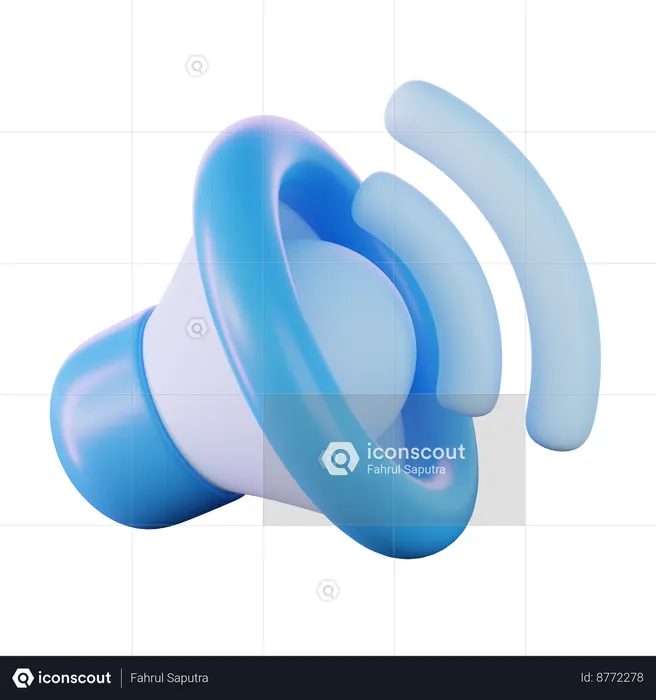 Volume Speaker  3D Icon