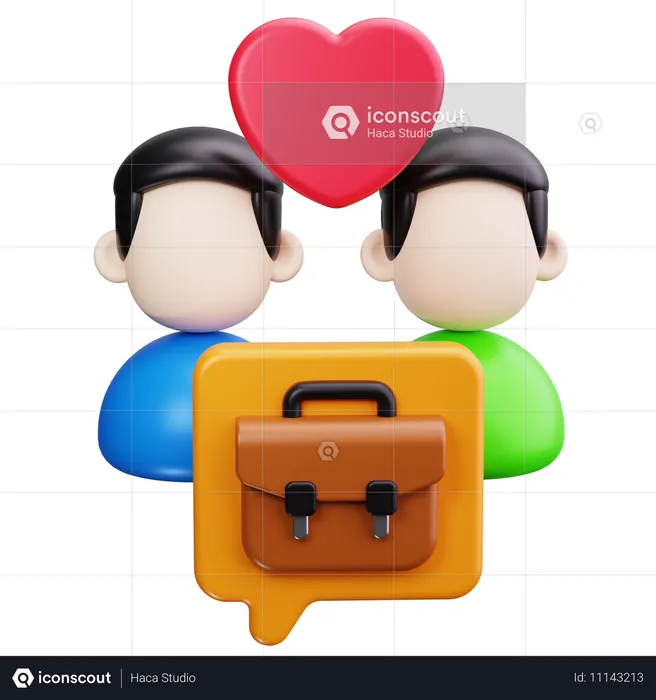 Volunteer training  3D Icon