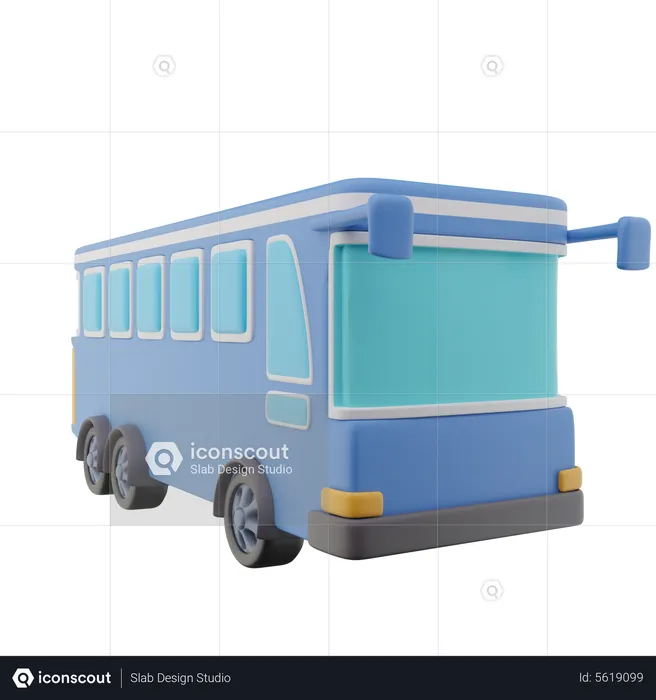 Volvo Bus  3D Icon