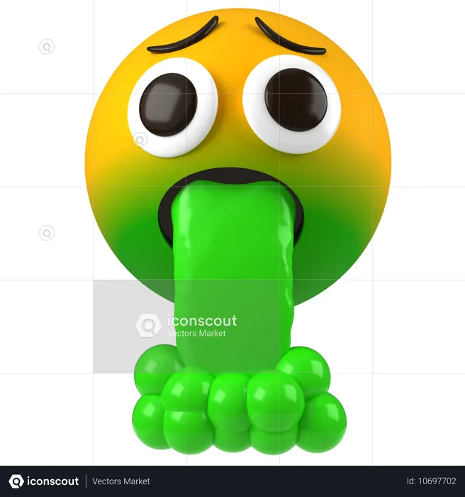 Vomiting  3D Icon